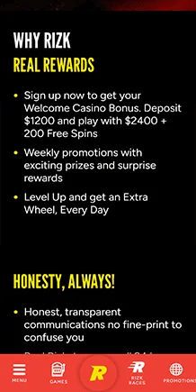 rizk casino real money